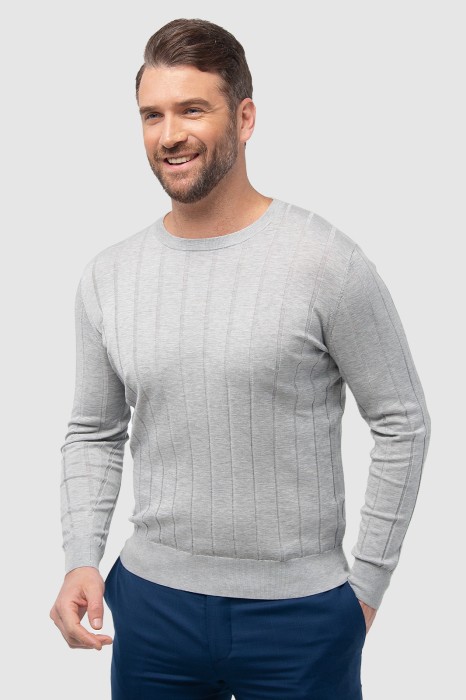 джемпер limited edition из хлопка и шелка со льном фотография