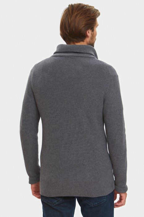 джемпер с воротником-стойкой на молнии по цене 6990 руб вид справа