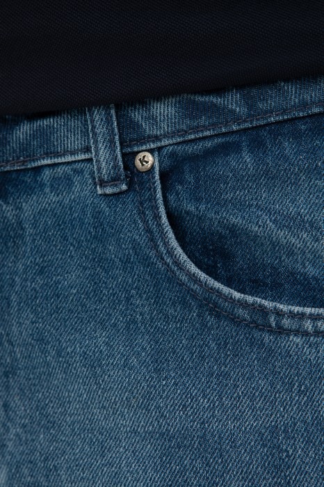 джинсы comfort fit от бренда kanzler вид слева