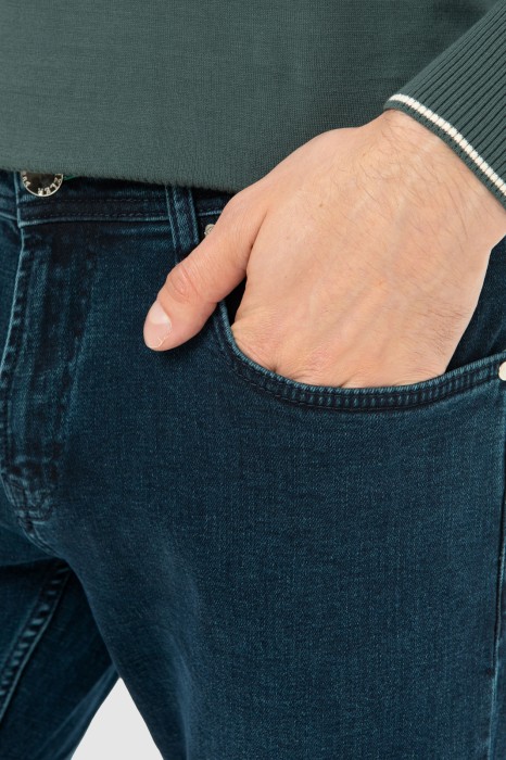 джинсы regular fit от бренда kanzler вид слева