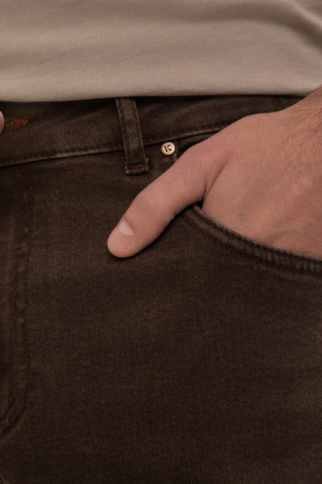 джинсы regular fit от бренда kanzler вид слева