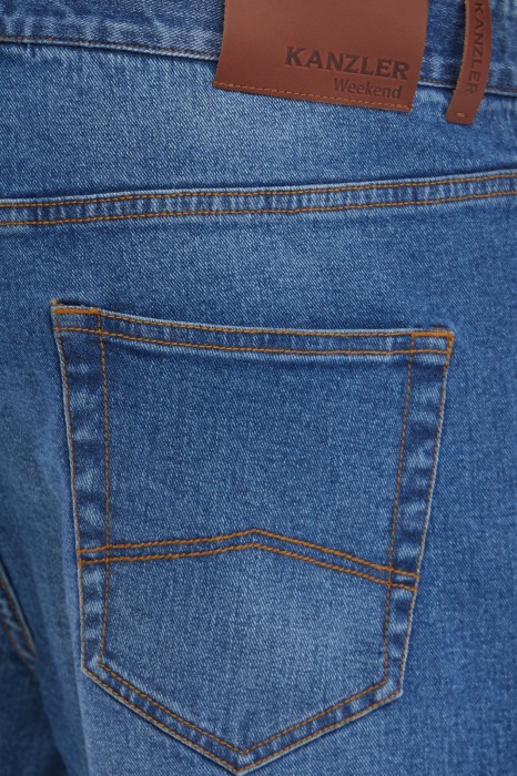 джинсы regular fit от бренда kanzler вид слева