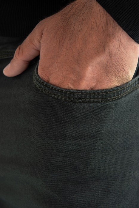 джинсы regular fit от бренда kanzler вид слева