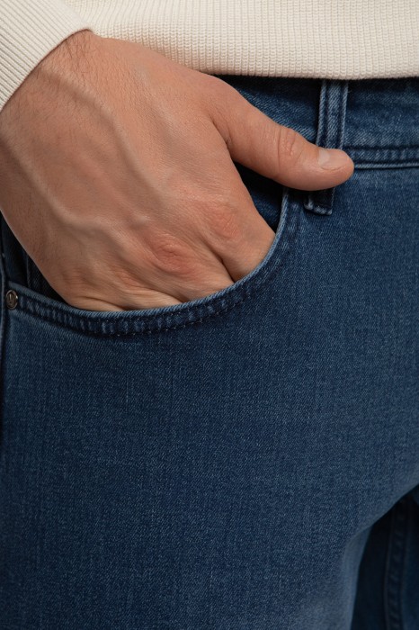 джинсы regular fit от бренда kanzler вид слева