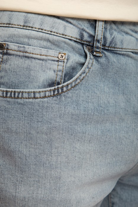 джинсы regular fit от бренда kanzler вид слева