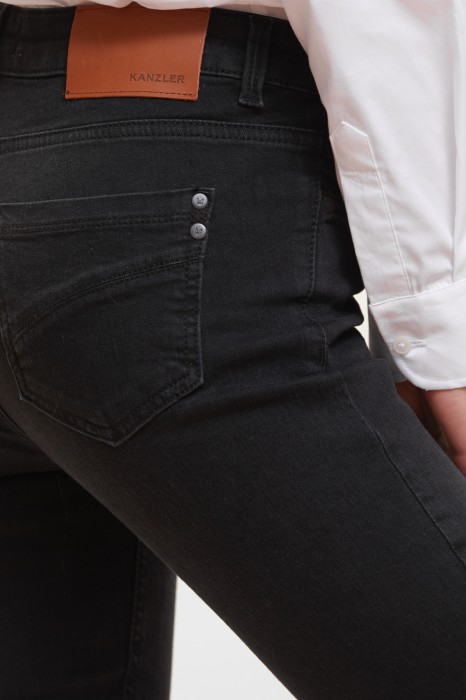джинсы skinny от бренда kanzler вид слева