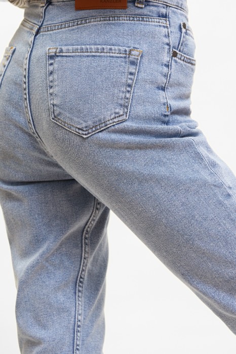 джинсы skinny от бренда kanzler вид слева