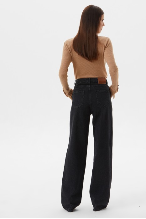 джинсы wide leg из россии вид сбоку