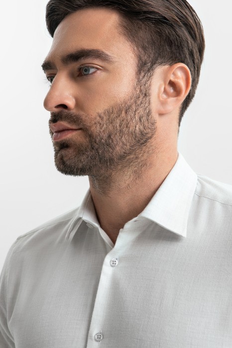 фланелевая рубашка от бренда kanzler вид слева