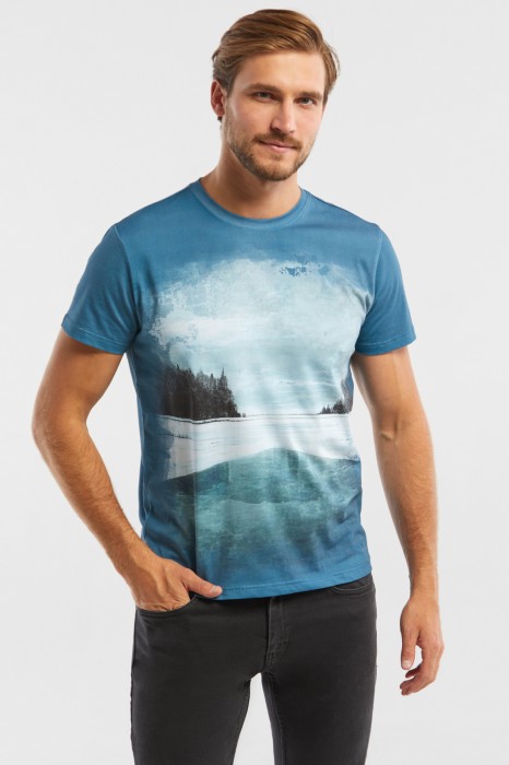 футболка из хлопка с ai принтом фотография