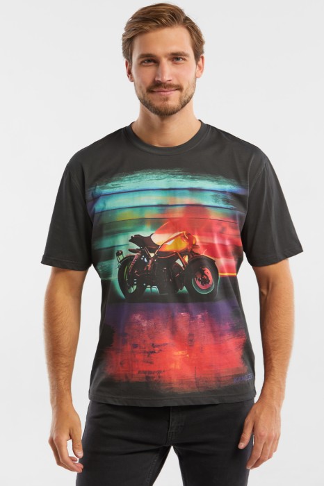 футболка из хлопка с ai принтом фотография