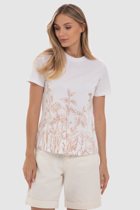 футболка из хлопка с принтом фотография