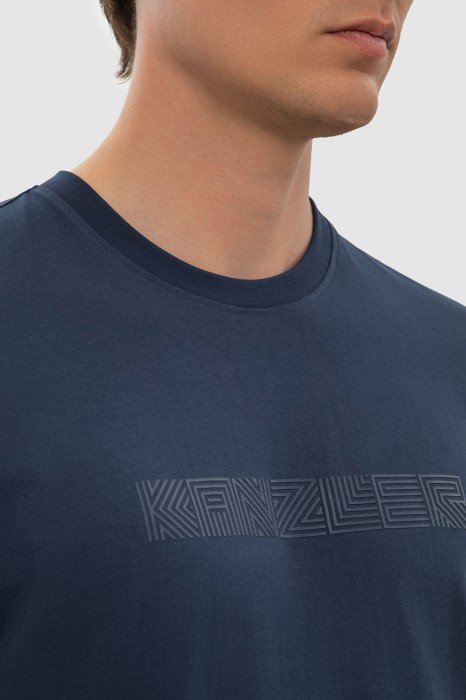 футболка из хлопка от бренда kanzler вид слева