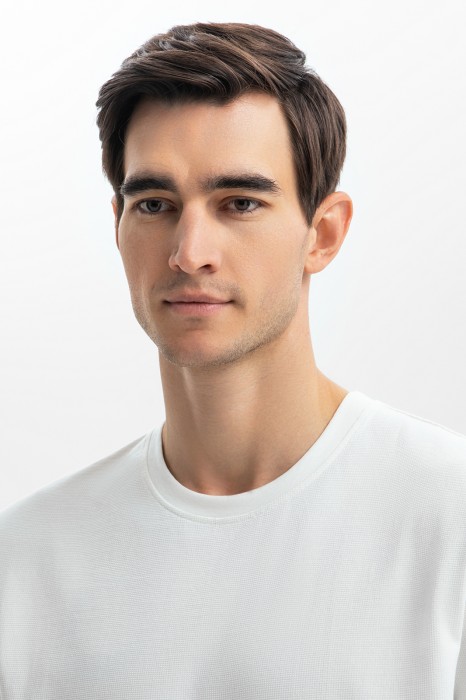 футболка из хлопка от бренда kanzler вид слева