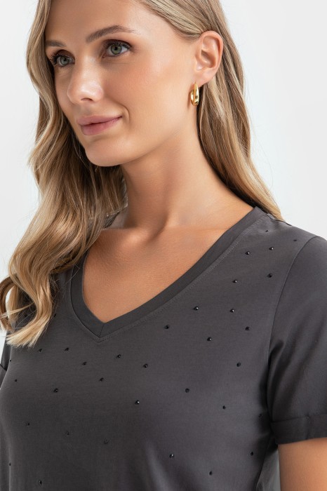 футболка из хлопка от бренда kanzler вид слева