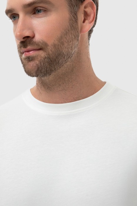 футболка из хлопка от бренда kanzler вид слева