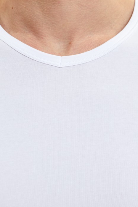 футболка из хлопка от бренда kanzler вид слева