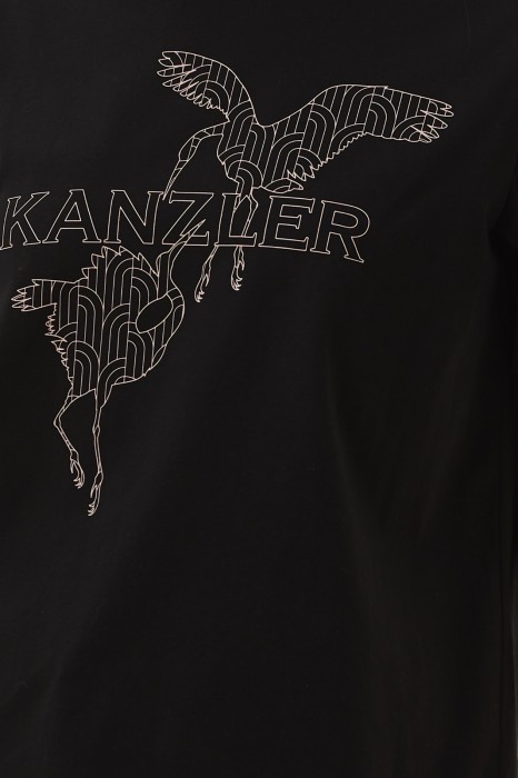 футболка из хлопка от бренда kanzler вид слева