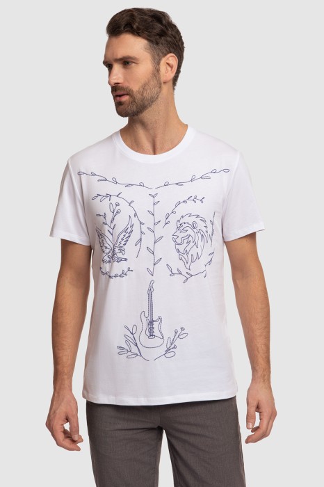 футболка из хлопка по цене 2990 руб вид справа