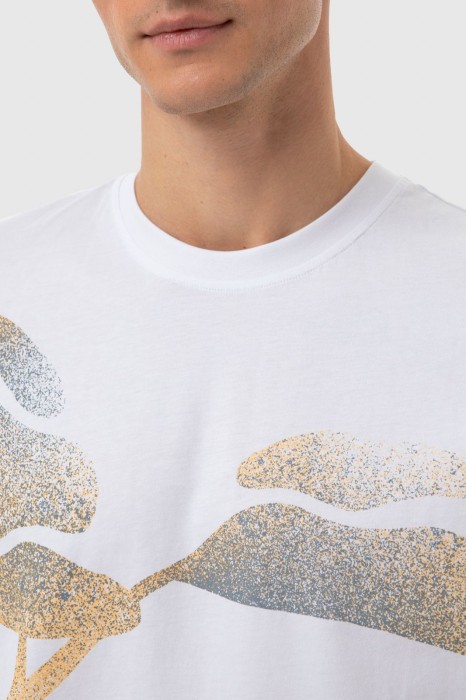 футболка из хлопка от бренда kanzler вид слева