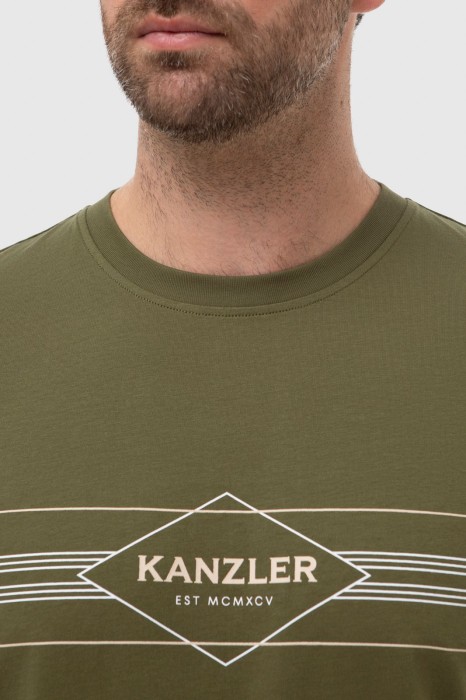 футболка из хлопка от бренда kanzler вид слева
