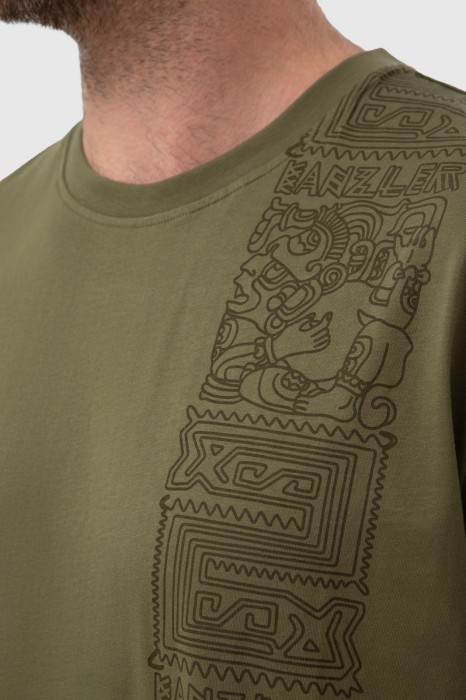 футболка из хлопка от бренда kanzler вид слева