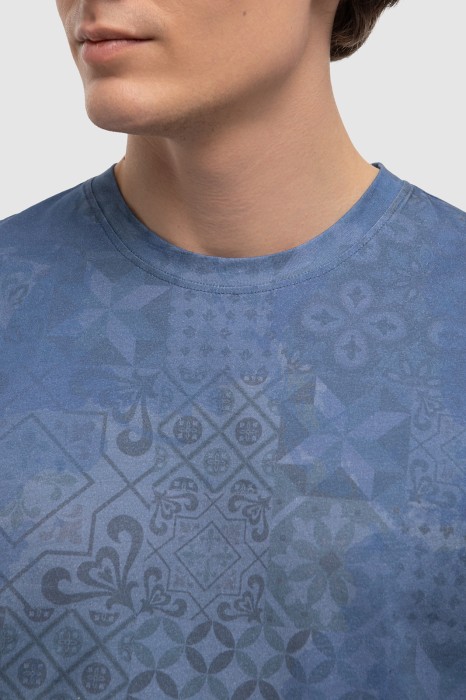 футболка из хлопка от бренда kanzler вид слева