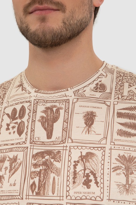 футболка из хлопка от бренда kanzler вид слева