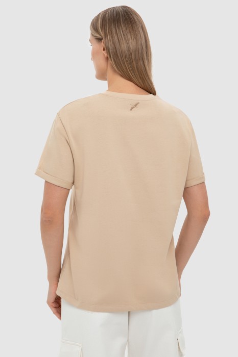 футболка из хлопка по цене 3990 руб вид справа