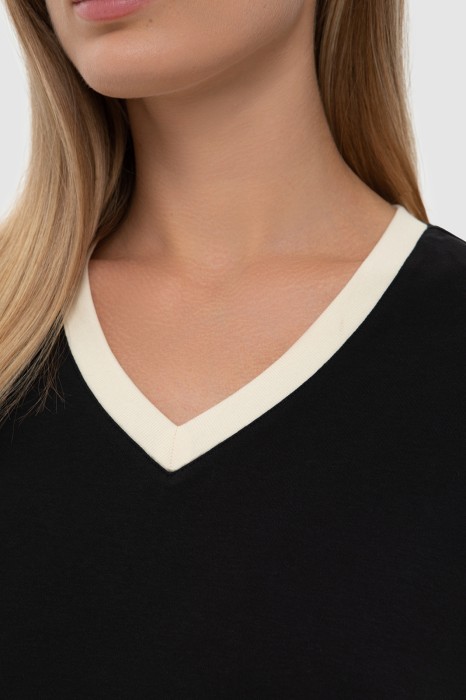 футболка из хлопка от бренда kanzler вид слева