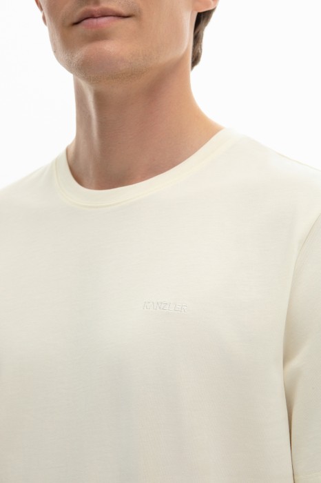 футболка из хлопка от бренда kanzler вид слева