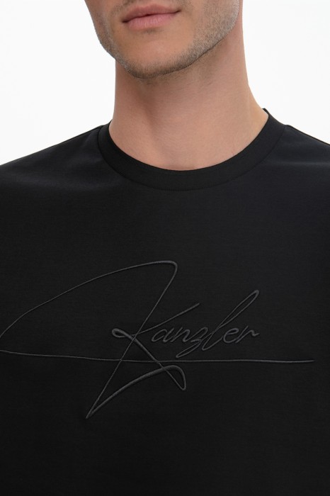 футболка из хлопка от бренда kanzler вид слева