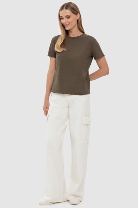 футболка из льна и хлопка из россии вид сбоку