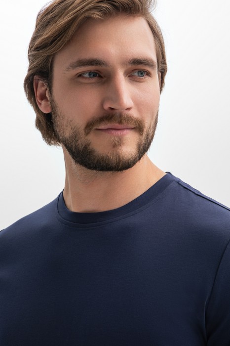 футболка из мерсеризованного хлопка от бренда kanzler вид слева