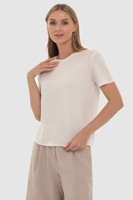 футболка изо льна и хлопка фотография