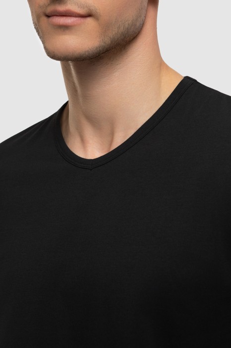 футболка нательная из хлопка от бренда kanzler вид слева