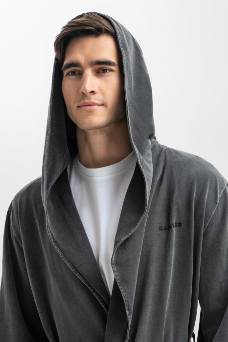 халат из хлопка от бренда kanzler вид слева