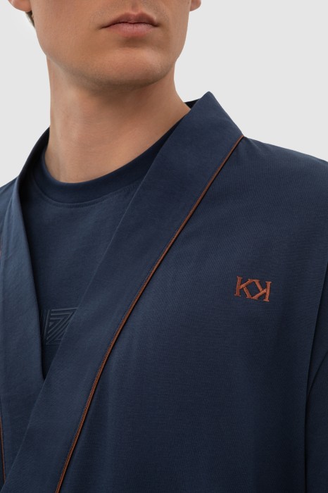 халат из хлопка от бренда kanzler вид слева