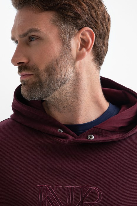 худи из хлопка от бренда kanzler вид слева