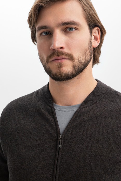 кардиган из хлопка и кашемира от бренда kanzler вид слева