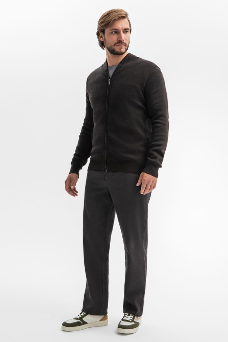 кардиган из хлопка и кашемира из россии вид сбоку