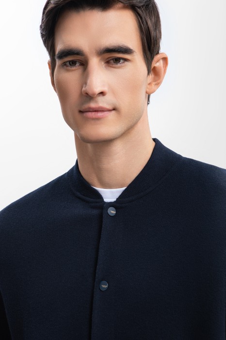 кардиган из хлопка и кашемира от бренда kanzler вид слева