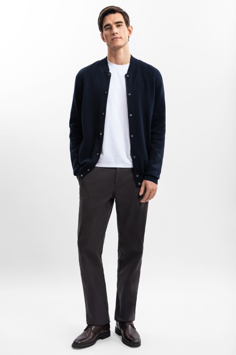 кардиган из хлопка и кашемира из россии вид сбоку