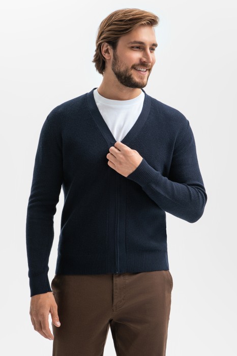 кардиган из хлопка и кашемира фотография