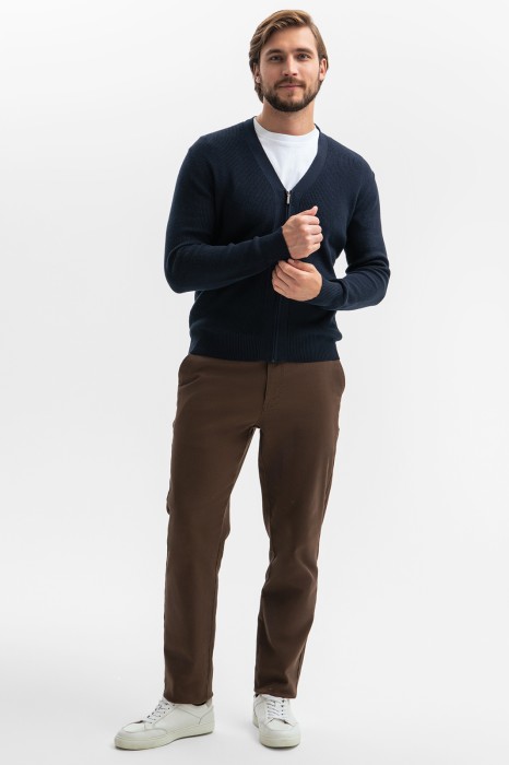 кардиган из хлопка и кашемира из россии вид сбоку