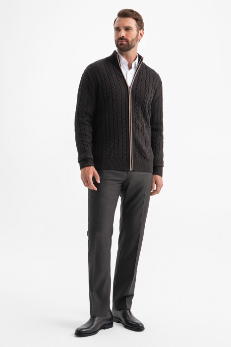 кардиган из хлопка и кашемира из россии вид сбоку