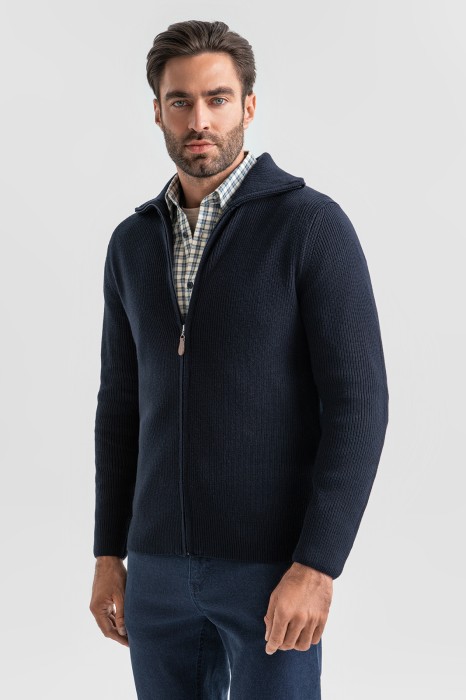 кардиган из хлопка и шерсти по цене 9990 руб вид справа