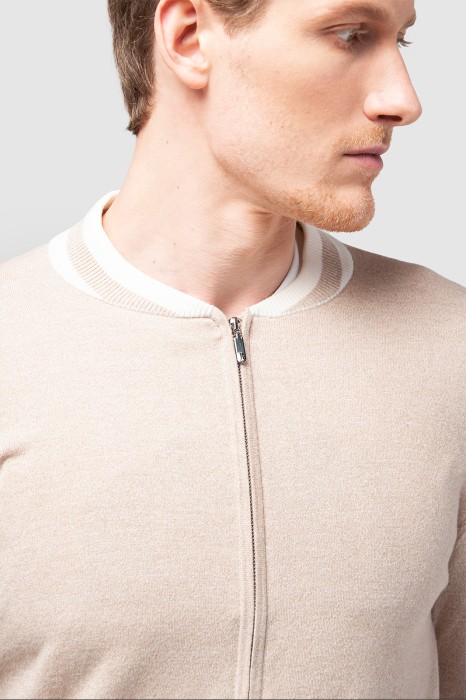 кардиган из хлопка от бренда kanzler вид слева