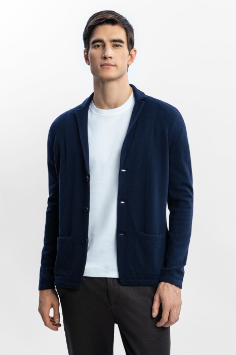 кардиган из шерсти и кашемира limited edition из россии вид сбоку