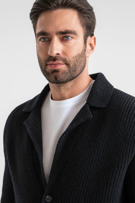 кардиган из шерсти от бренда kanzler вид слева